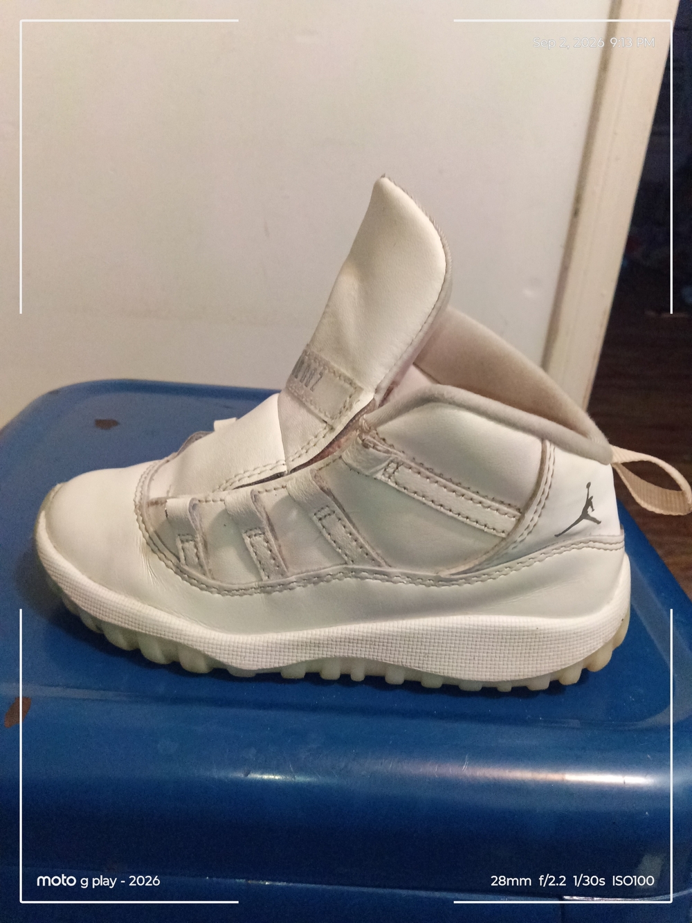 Jordan Kids White High-Top Sneakers